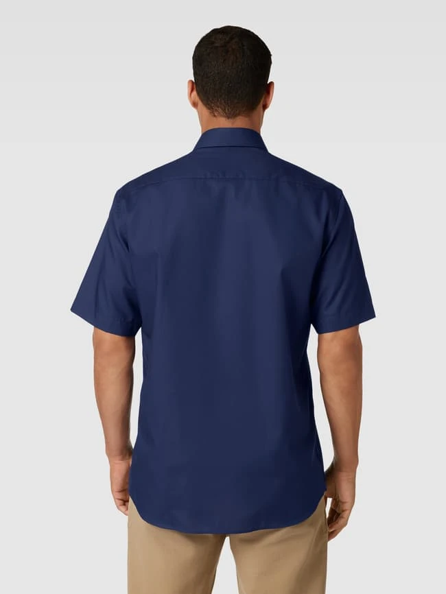 Eterna Modern Fit Freizeithemd Aus Baumwolle Mit Kentkragen - Marineblau 5 Eterna Modern Fit Freizeithemd Aus Baumwolle Mit Kentkragen - Marineblau – Bild 5