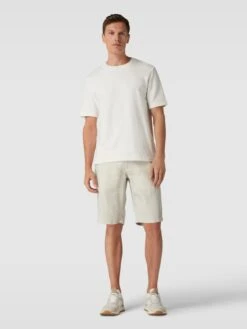 Marc O'Polo Shorts Aus Leinen Mit Seitlichen Eingrifftaschen Modell 'Reso' - Sand