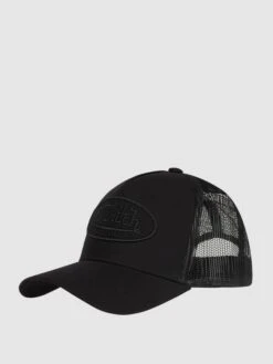 Von Dutch Basecap Mit Label-Detail Modell 'TRUCKER BOSTON' - Schwarz
