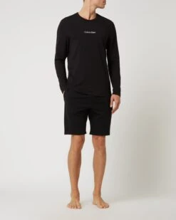 Calvin Klein Underwear Sweatshorts Mit Logo-Bund - Schwarz