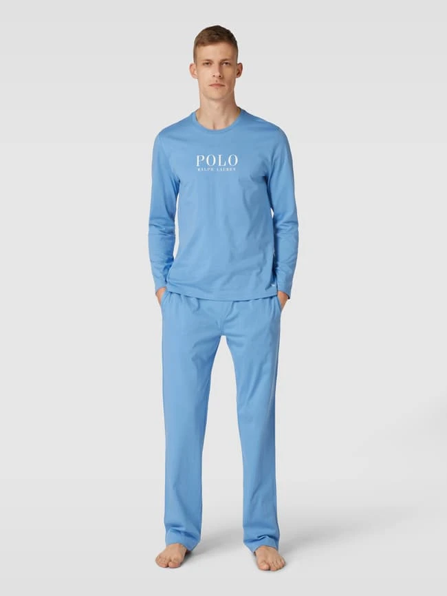 Polo Ralph Lauren Underwear Sweatpants Mit Label-Stitching Modell 'LIQUID' - Hellblau 1 Polo Ralph Lauren Underwear Sweatpants Mit Label-Stitching Modell 'LIQUID' - Hellblau