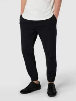 BOSS Sneaker Mit Label-Print Modell 'Saturn' - Schwarz