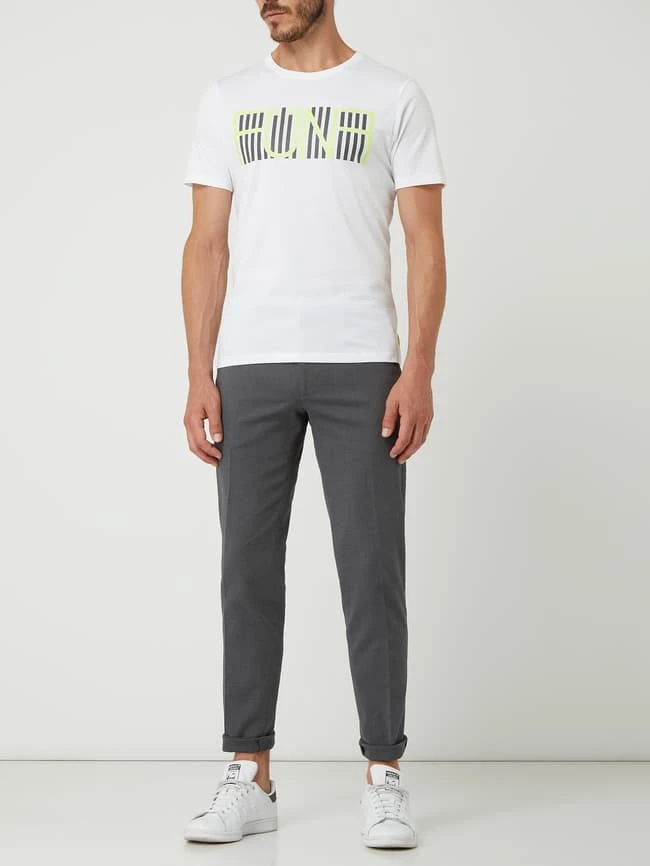 Cinque Slim Fit Stoffhose Mit Stretch-Anteil Modell 'CiBrody' - Dunkelgrau Meliert 1 Cinque Slim Fit Stoffhose Mit Stretch-Anteil Modell 'CiBrody' - Dunkelgrau Meliert