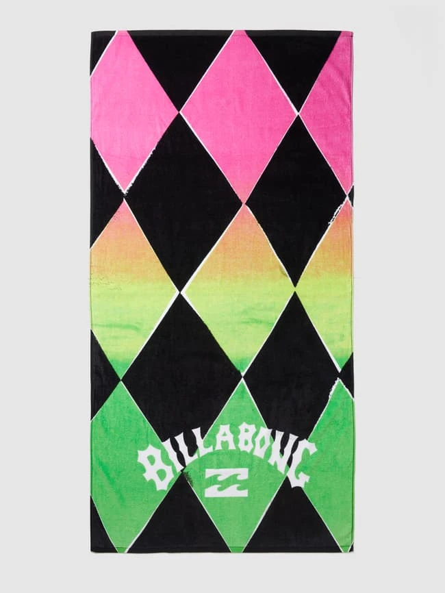 Billabong Handtuch Mit Allover-Muster Modell 'WAVES' - Neon Grün 2 Billabong Handtuch Mit Allover-Muster Modell 'WAVES' - Neon Grün – Bild 2