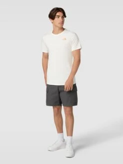 The North Face T-Shirt Aus Baumwolle Mit Label-Print - Offwhite