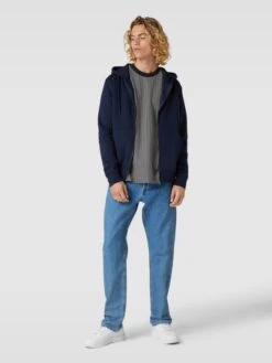 Jack & Jones Sweatjacke Mit Kapuze Modell 'JESTAR' - Marineblau
