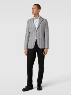 DIGEL 2-Knopf-Sakko Mit Tartan-Karo Modell 'Kristo' - Beige