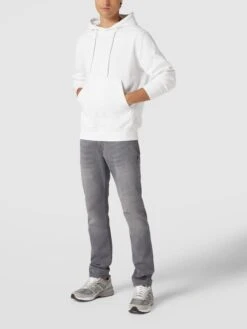 MCNEAL Tapered Fit Jeans Mit Stretch-Anteil Modell 'DON' - Hellgrau