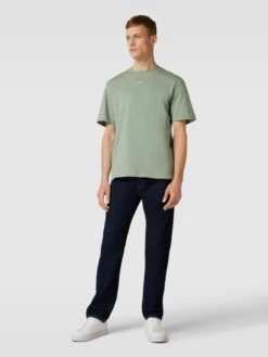 HUGO T-Shirt Mit Label-Print Modell 'Dapolino' - Mint