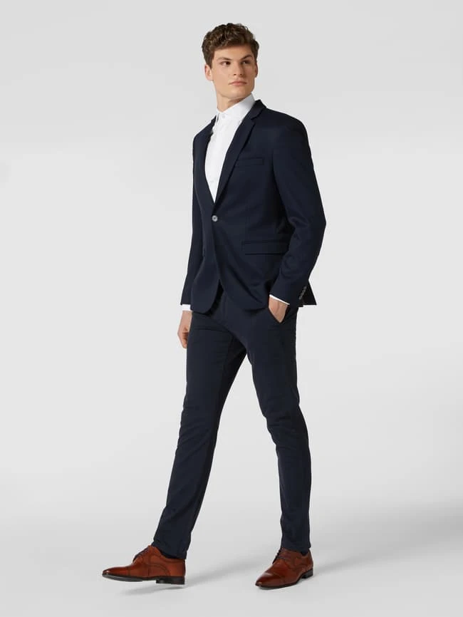 Jake*s Slim Fit Business-Hemd Aus Twill - Weiß 1 Jake*s Slim Fit Business-Hemd Aus Twill - Weiß