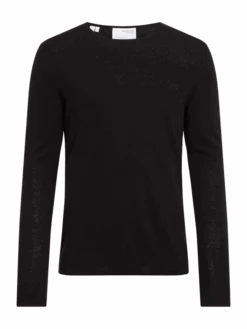 Selected Homme Pullover Mit Bio-Baumwolle Modell 'Rome' - Schwarz