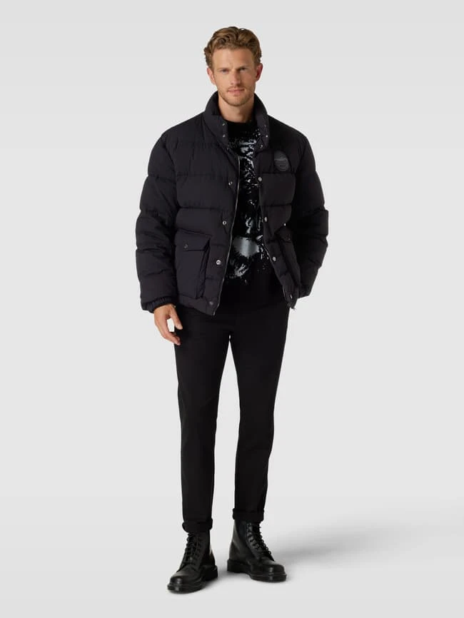 BOSS Steppjacke Mit Label-Patch Modell 'Cleon' - Schwarz 1 BOSS Steppjacke Mit Label-Patch Modell 'Cleon' - Schwarz