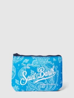 MC2 Saint Barth Kulturtasche Mit Allover-Muster Modell 'ALINE SPONGE' - Royalblau