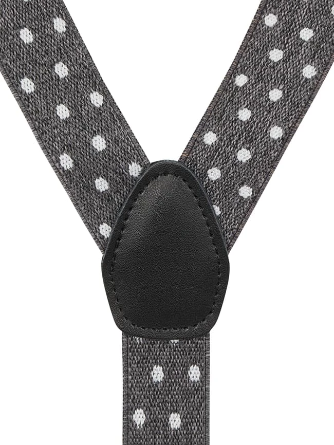 Willen Hosenträger In Y-Form - Mittelgrau 2 Willen Hosenträger In Y-Form - Mittelgrau – Bild 2
