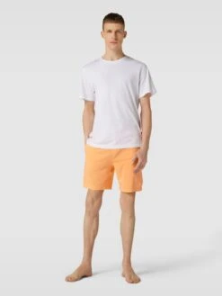 Polo Ralph Lauren Underwear Sweatshorts Mit Elastischem Bund Modell 'SUMMER JERSEY' - Orange