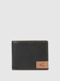 Camel Active Portmonee Aus Leder - Schwarz