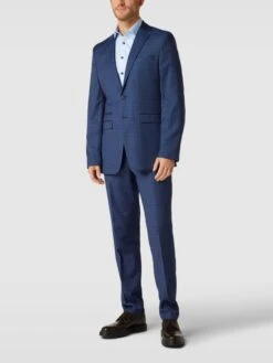 Selected Homme Hose Mit Allover-Muster Modell 'NEIL' - Royalblau