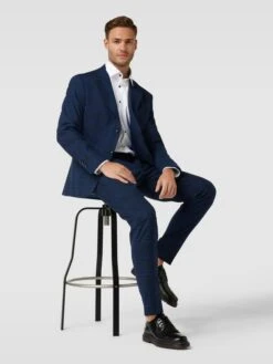 Jake*s Business-Hemd Mit Kentkragen - Weiß