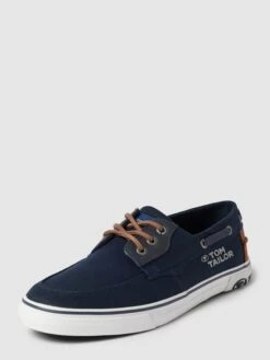 Tom Tailor Halbschuhe Mit Label-Details - Marineblau