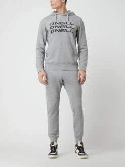 ONeill Sweatpants Mit Label-Print - Mittelgrau Meliert
