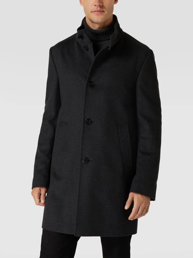 JOOP! Collection Mantel Mit Eingrifftaschen Modell 'Maron' - Anthrazit 4 JOOP! Collection Mantel Mit Eingrifftaschen Modell 'Maron' - Anthrazit – Bild 4