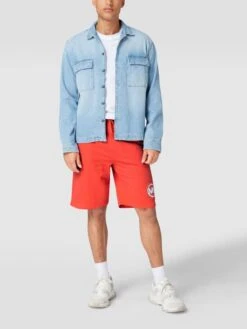 MICHAEL Michael Kors Sweatshorts Mit Label-Print - Rot