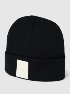Wellensteyn Beanie In Ripp-Optik - Schwarz
