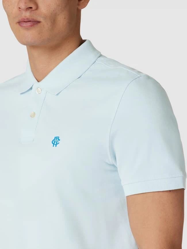 MCNEAL Poloshirt Mit Logo-Stitching - Hellblau 3 MCNEAL Poloshirt Mit Logo-Stitching - Hellblau – Bild 3