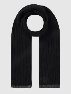 Chillouts Schal Mit Woll-Anteil Modell 'Gus' - Schwarz