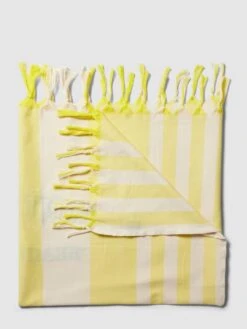 MC2 Saint Barth Strandtuch Mit Allover-Muster Modell 'FOUTAS' - Gelb