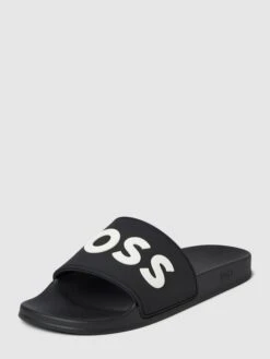 BOSS Slides Mit Label-Print Modell 'Kirk' - Schwarz