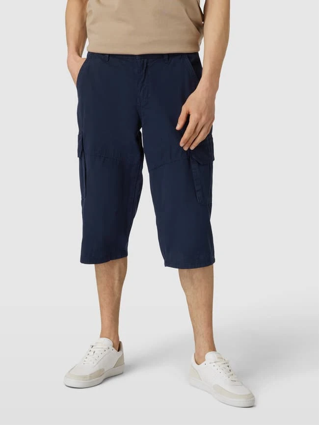 Lerros Long Cargoshorts Mit Französischen Eingrifftaschen Modell 'GARME' - Marineblau 4 Lerros Long Cargoshorts Mit Französischen Eingrifftaschen Modell 'GARME' - Marineblau – Bild 4