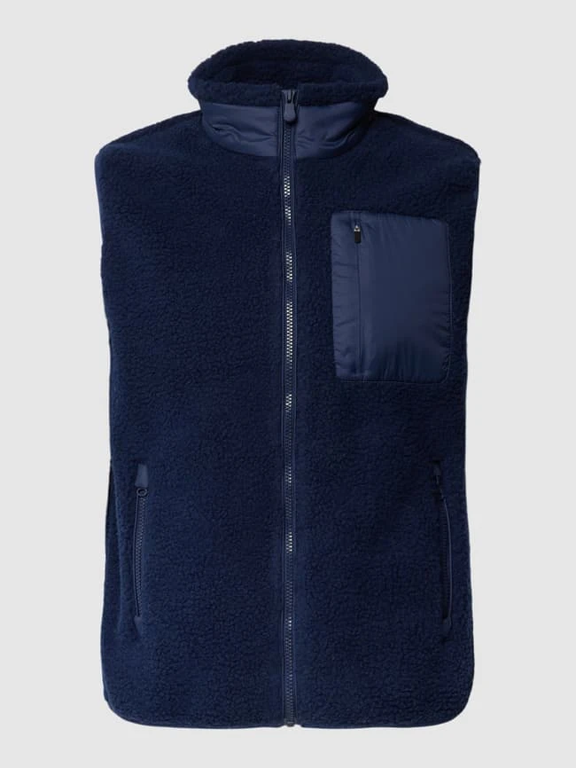 SAVE THE DUCK Weste Mit Label-Patch Modell 'ISMAEL' - Dunkelblau 2 SAVE THE DUCK Weste Mit Label-Patch Modell 'ISMAEL' - Dunkelblau – Bild 2