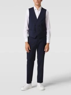 HUGO Weste Mit V-Ausschnitt Modell 'Vin' - Marineblau