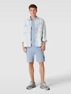 QS By S.Oliver Shorts Mit Elastischem Bund - Hellblau