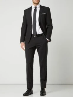 JOOP! Collection Slim Fit Anzughose Mit Stretch-Anteil Modell 'Blayr' - Schwarz