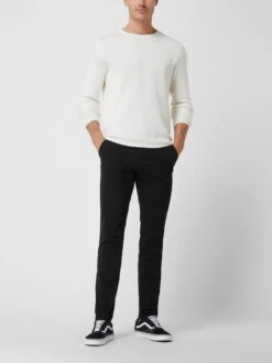 Tom Tailor Denim Slim Fit Chino Mit Gürtel - Schwarz