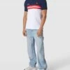 Ellesse Poloshirt Im Colour-Blocking-Design Modell 'MUCCIO' - Weiß