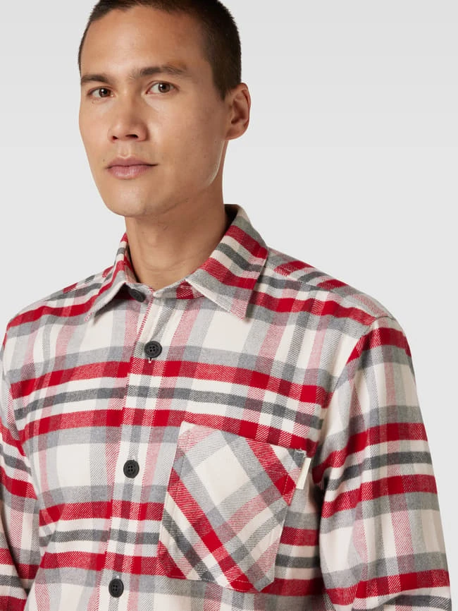 Joop Jeans JOOP! Jeans Hemdjacke Mit Brusttasche Modell 'Harvi' - Dunkelrot 3 Joop Jeans JOOP! Jeans Hemdjacke Mit Brusttasche Modell 'Harvi' - Dunkelrot – Bild 3