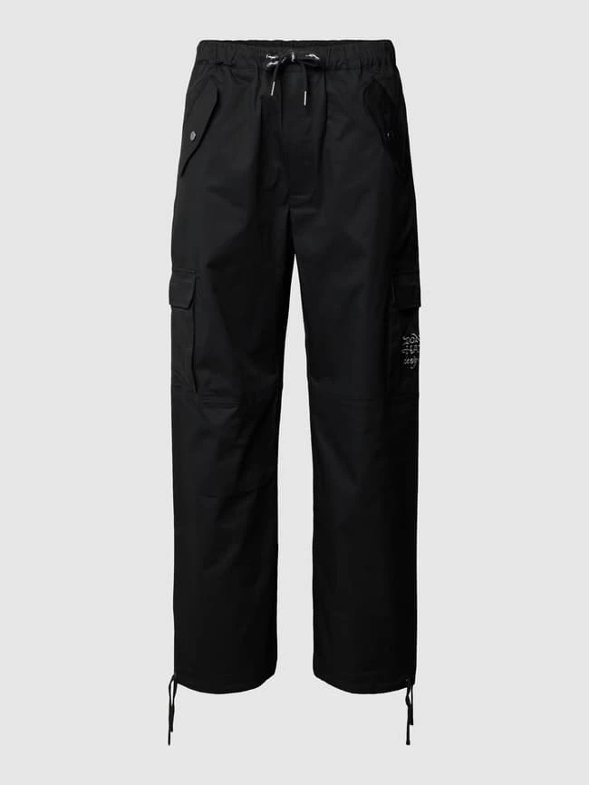 Ed Hardy Cargohose Mit Label-Stitching - Schwarz 2 Ed Hardy Cargohose Mit Label-Stitching - Schwarz – Bild 2