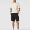 Marc O'Polo Sweatshorts Mit Label-Detail Modell 'terry' - Schwarz