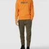 Napapijri Hoodie Mit Logo-Print Modell 'NAPO' - Orange