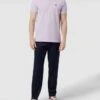 MCNEAL Poloshirt Mit Brand-Stitching - Lila