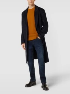 Drykorn Mantel Mit Reverskragen Modell 'Skye' - Dunkelblau