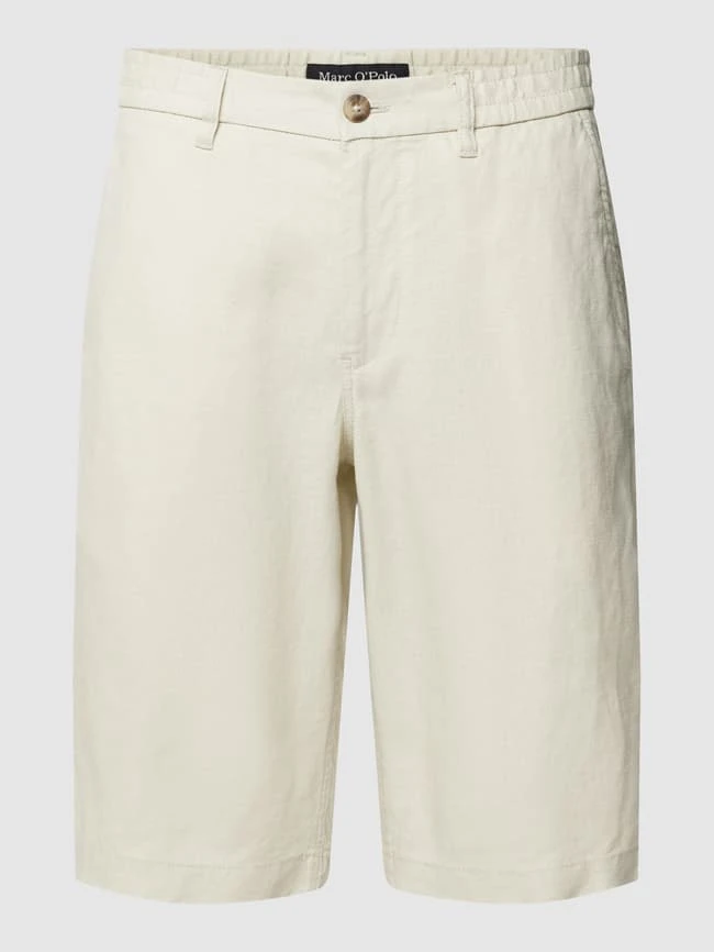 Marc O'Polo Shorts Aus Leinen Mit Seitlichen Eingrifftaschen Modell 'Reso' - Sand 2 Marc O'Polo Shorts Aus Leinen Mit Seitlichen Eingrifftaschen Modell 'Reso' - Sand – Bild 2