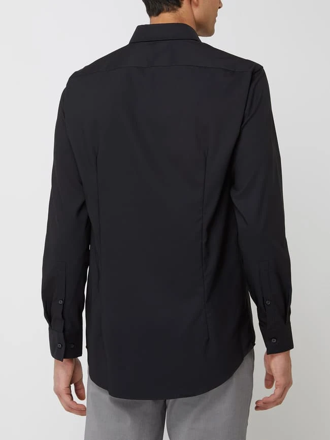 Jake*s Regular Fit Business-Hemd Mit Stretch-Anteil - Schwarz 5 Jake*s Regular Fit Business-Hemd Mit Stretch-Anteil - Schwarz – Bild 5