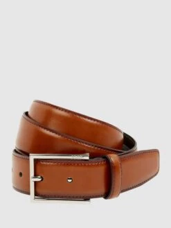 JOOP! Collection Ledergürtel Mit Dornschließe - Cognac