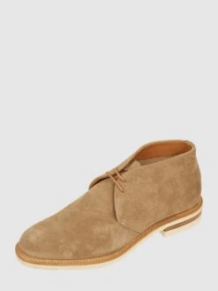 Berwick Desert Boots Aus Veloursleder - Beige