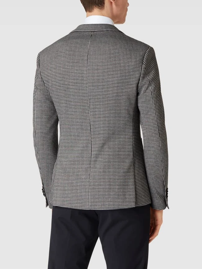 Cinque Regular Fit Sakko Mit Hahnentrittmuster Modell 'Dati' - Schwarz 5 Cinque Regular Fit Sakko Mit Hahnentrittmuster Modell 'Dati' - Schwarz – Bild 5