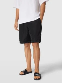 Alpha Industries Slides Mit Label-Details - Schwarz